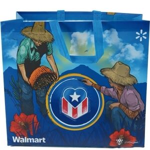 Walmart Limited edition Blue Reusable Tote Bag
